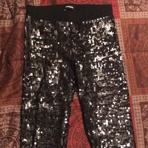 EXPRESS SEQUIN LEGGINGS